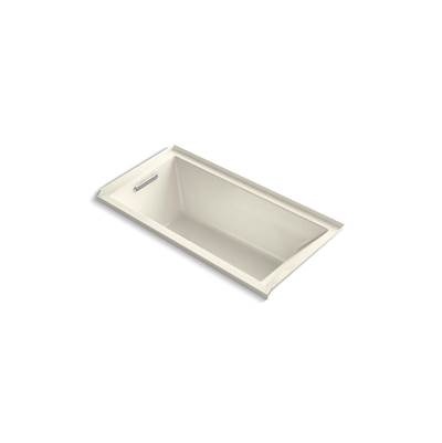 Kohler Underscore 60'' x 30'' alcove bath, left drain - Biscuit