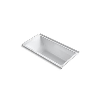Kohler Underscore 60'' x 30'' alcove bath, right drain - White