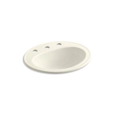 Kohler Pennington 20-1/4'' Oval Drop-in Bathroom Sink - Biscuit