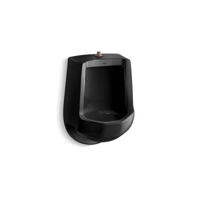 FreshmanE Siphon-jet half-stall 1.0 gpf urinal, top spud - Black