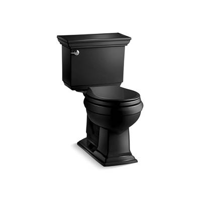 Kohler | Memoirs Stately | Floor Mount Two Piece Toilet - Black