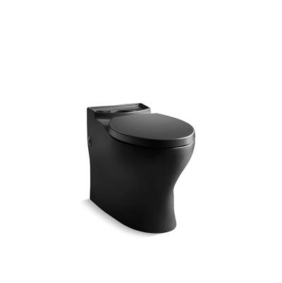 Kohler Persuade Elongated Toilet Bowl with Skirted Trapway - Black