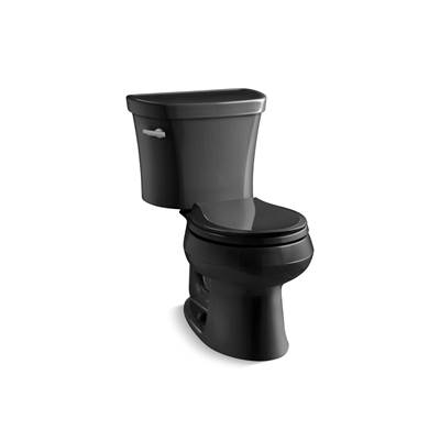 Kohler | Wellworth | Floor Mount Two Piece Toilet - Black