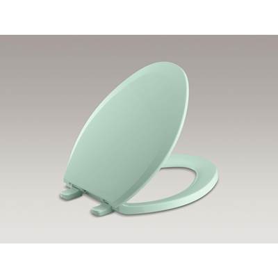 Kohler Lustrae Quick-releasee Elongated Toilet Seat - Seafoam Green