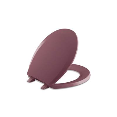 Kohler Lustrae Quick-releasee Round-front Toilet Seat - Raspberry Puree