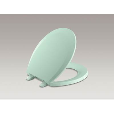 Kohler Lustrae Quick-releasee Round-front Toilet Seat - Seafoam Green