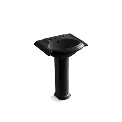 Devonshire 24-1/4'' rectangular pedestal bathroom sink