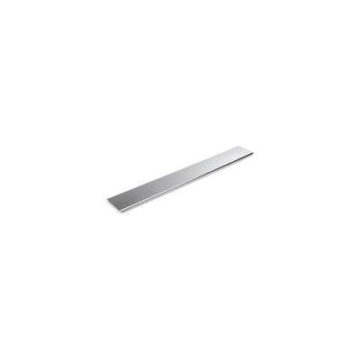 Groove Aluminum cover, 42'' - Bright Silver