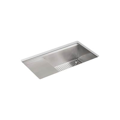 Kohler StagesE 33'' undermount single-bowl kitchen sink - Stainless Steel