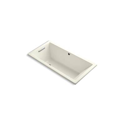 Kohler Underscore 60'' x 30'' drop-in bath with Bask heated surface - Biscuit