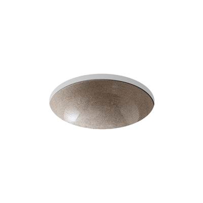 Camber 16-1/4'' round undermount bathroom sink, no overflow