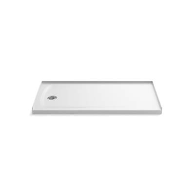 Ballast 60'' x 32'' alcove shower base, left drain
