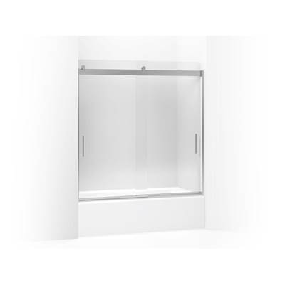 Kohler Levity 62'' H Sliding Bath Door with 1/4''-thick Glass - Bright Silver