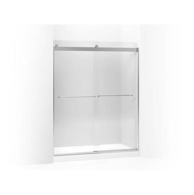 Kohler Levity 74'' H Sliding Shower Door with 1/4''-thick Glass - Bright Silver