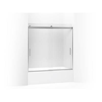 Kohler Levity Sliding Bath Door, 59-3/4'' H X 56-5/8 - 59-5/8'' W, with 1/4'' Thick Frosted Glass...