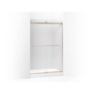 Kohler Levity Sliding Shower Door, 74'' H X 44-5/8 - 47-5/8'' W, with 1/4'' Thick Frosted Glass -...