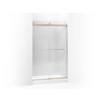 Kohler Levity Sliding Shower Door, 74'' H X 44-5/8 - 47-5/8'' W, with 1/4'' Thick Crystal Clear...