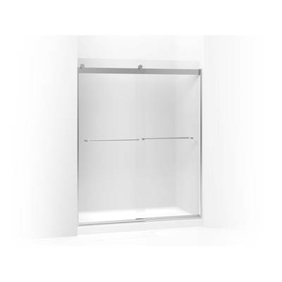 Kohler Levity Sliding Shower Door, 74'' H X 56-5/8 - 59-5/8'' W, with 1/4'' Thick Frosted Glass -...