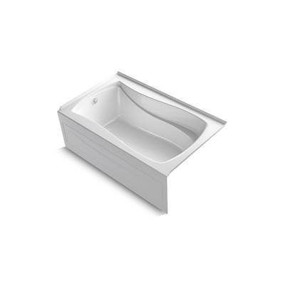Kohler Mariposa 60'' X 36'' Alcove Heated Bubblemassagee Air Bath, Left Drain - White