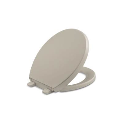 Kohler Reveal Quiet-CloseE Round-front toilet seat - Sandbar