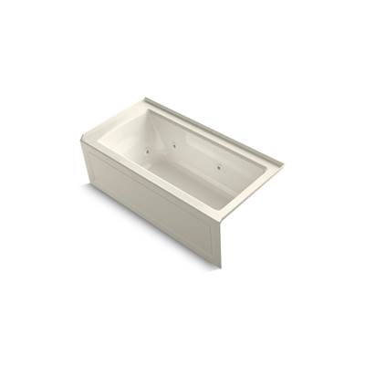Archer 60'' x 30'' alcove whirlpool bath, right drain