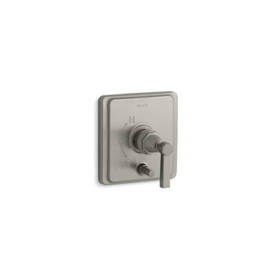 Kohler Pinstripe Rite-temp Valve Trim with Push-button Diverter and Lever Handle - Vibrant...