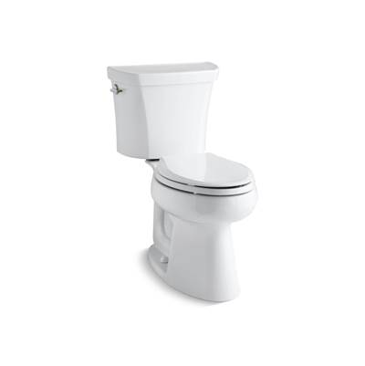 Kohler Highline Two-piece elongated toilet, dual-flush - White