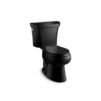 Kohler | Wellworth | Floor Mount Two Piece Toilet - Black