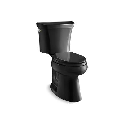 Highline Two-piece elongated toilet, dual-flush - Black