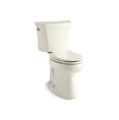 Highline Two-piece elongated toilet, dual-flush - Biscuit
