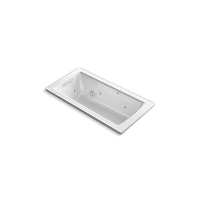 Archer 60'' x 30'' drop-in whirlpool bath with Bask heated surface