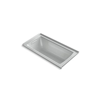 Archer 60'' x 30'' alcove bath with Bask heated surface, left drain