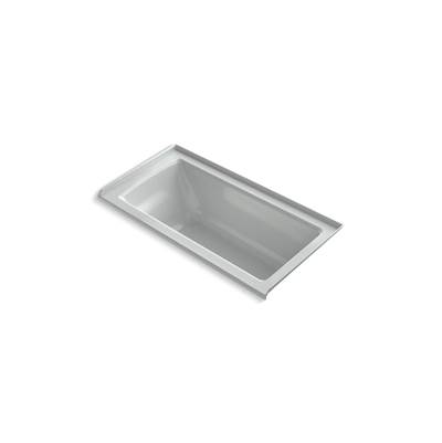 Archer 60'' x 30'' alcove bath with Bask heated surface, right drain