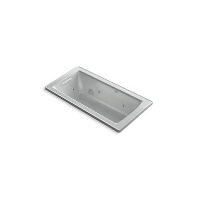 Archer 60'' x 30'' drop-in whirlpool bath with Bask heated surface
