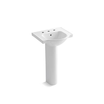 Kohler | Veer | Complete Pedestal Bathroom Sink - White