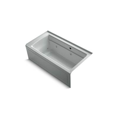 Archer 60'' x 32'' alcove whirlpool bath with Bask heated surface, right drain