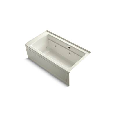 Archer 60'' x 32'' alcove whirlpool bath with Bask heated surface, right drain