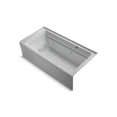 Archer 72'' x 36'' alcove whirlpool bath with Bask heated surface, right drain