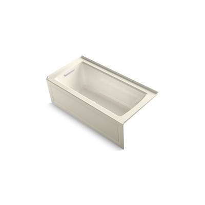 Archer 60'' x 30'' alcove Heated BubbleMassageE air bath, left drain