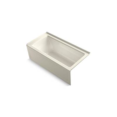 Archer 60'' x 30'' alcove Heated BubbleMassageE air bath with Bask heated surface, right drain