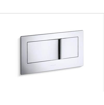 Kohler Veil Flush actuator plate for 2''x6'' in-wall tank and carrier system - Polished Chrome