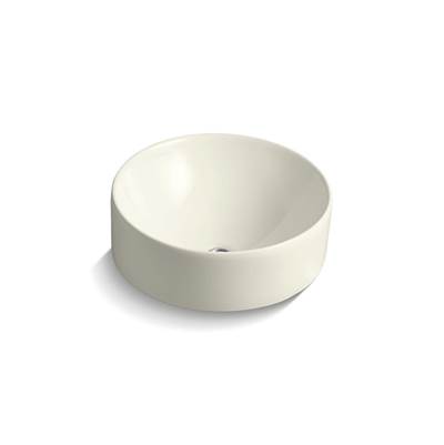 Kohler Vox 16-1/2'' round vessel bathroom sink - Biscuit