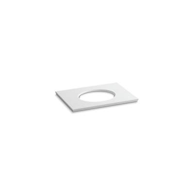 Kohler Solid/Expressions 31'' vanity-top with single Verticyl oval cutout - White Expressions