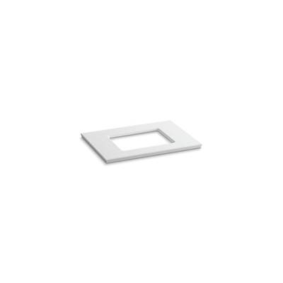 Kohler Solid/Expressions 31'' vanity-top with single Verticyl rectangular cutout - White Expressions