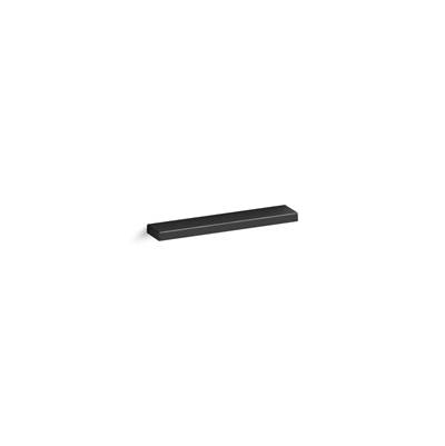 Jute 3'' cabinet pull - Black