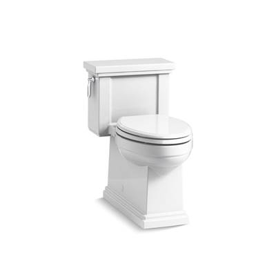 Kohler Tresham One-piece compact elongated toilet with skirted trapway, 1.28 gpf - White