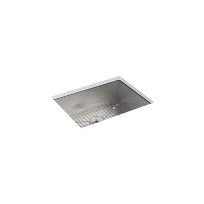 Kohler VaultE 25'' top-/undermount single-bowl kitchen sink - Stainless Steel