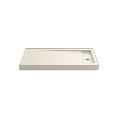 Bellwether 60'' x 32'' alcove shower base, right drain