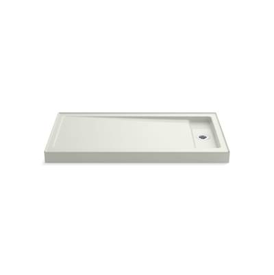 Bellwether 60'' x 32'' alcove shower base, right offset drain