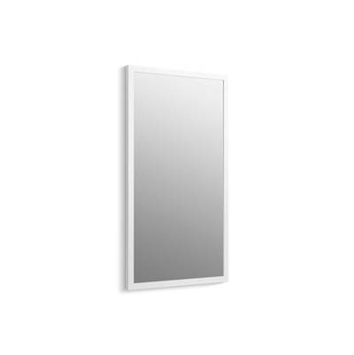 Jacquard Framed mirror - Linen White